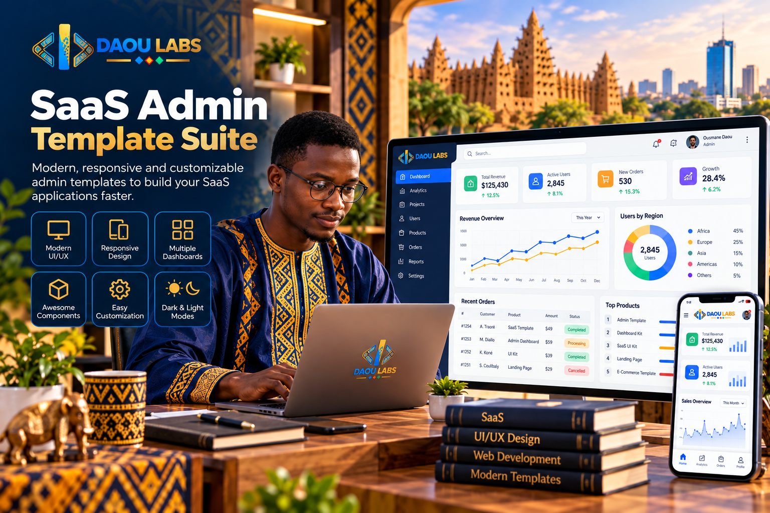SaaS Admin Template Suite